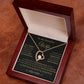 BG to my wife/ forever love necklace and message