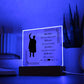 Male Graduate Silhouette Acrylic