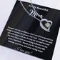 Forever heart necklace -To my Beautiful Mom message card
